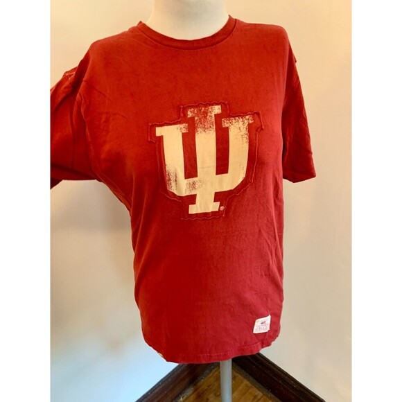 Women Indiana Hoosiers NCAA Short Sleeve Red Colosseum T-Shirt Logo Applique Med - Picture 3 of 6